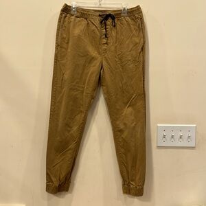 American Eagle Pants Men’s Medium Beige Jogger Khaki Chino Casual
